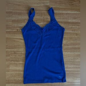 Abercrombie Kids Royal Blue Lace Camisole